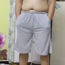 남자 면 반바지 숏 팬츠 바지 스판 밴딩 여름 카키색 배 옷 빅사이즈 무릎 카고