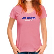 ORK WHEELS 일본 JDM 자동차 레이싱 티셔츠, 10 WoMen Deep pink_04 M