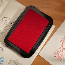 고무판화 12 색 대형 빈티지 잉크 패드 스탬프 diy 공예 스크랩북 잉크 패드 고무, 열하나