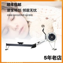 실내 바람과 물 저항 로잉 머신 가정용 상업용 피트니스 요가 드래곤 보트 접이식 사일런트 랜드 에르고 미터, [05] 검은색
