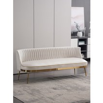 옷가게 네일샵 미용실 가게소파 거실 인테리어 쇼파, 주황흰색