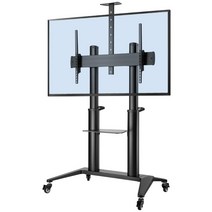 엔산마운트 TTL-600B 60~100인치 특대형 티비 이동식 거치대 받침대 TV 브라켓 이동형 스탠드 60인치 65인치 70인치 75인치 82인치 85인치 86인치 90인치