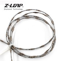 예초기 원형톱날 ZLEAP 22mm40mm 다이아몬드 와이어 톱 화강암 보석 금속 나무 돌 절단 진공 브레이징 지그 블레이드 기계, 22 mm+Length 1m