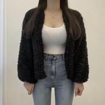 VANANA2 노카라 부티 뽀글이 크롭 퍼자켓 2color