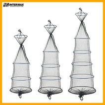 나꾼피싱/ IM-245 와이어 벌집 흑망(3단~5단)민물살림망, 4단