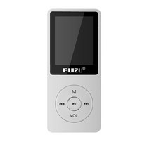 MP3 플레이어 원래 ruizu x02 영어 버전 mp3 4gb 8gb 16gb 음악, 16 기가 바이트, 하얀색