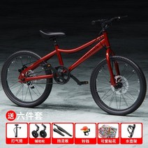 카본자전거 풀카본 로드 하이브리드 mtb 고 탄소강 다채로운 패션 산악 자전거 키즈, 빨간색, 16인치