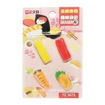 먹지마지우개-초밥4 어린이 날 선물 장난감 게임 놀이 집, 상세페이지 참조