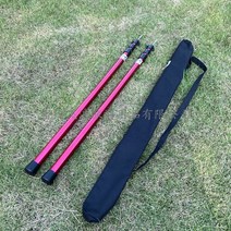 슬라이드폴대 길이조절폴대 2Pcs Telescoping 방수포 폴란드 천막 옥외 야영 하이킹을위한 조정 가능한 알
