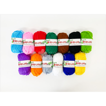 동화나라털실(40g) 10입, 01 흰색