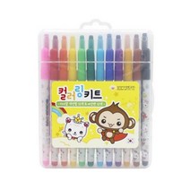 보성 컬러링키트 색연필12색+사인펜12색, 단품