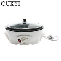 Cukyi 전기 커피 콩 홈 커피 로스터 기계 로스팅 220v 논스틱 코팅 베이킹 도구 가정용 곡물 건조, 협력사, 우리를, 110v