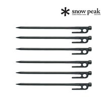 Snow Peak 스노우피크 솔리드 스테이크 6개세트 R-102