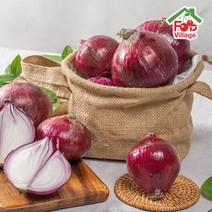 푸드빌리지 햇 자색양파 적양파 빨간양파 일반양파 3kg-10kg, 1개, 햇 자색양파 5kg (중/소), 1개