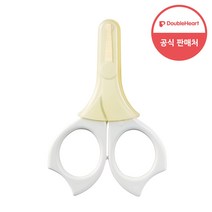 더블하트 유아전용 손톱가위, 흰색, 3개