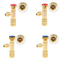 에어컨냉매벨브 컨트롤벨브 r410a r22 냉매 액체 안전 밸브 14 안전 수리 39, 빨간색, 1개