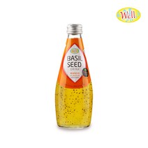 [웰] 바질시드 망고 주스 290ml x 12입, 12개입