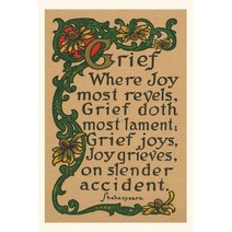 (영문도서) Vintage Journal Shakespeare Quote on Grief Joy Paperback, Found Image Press, English, 9781669513490