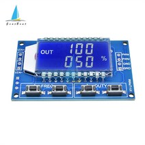 LCD 디스플레이 신호 발생기 PWM 펄스 주파수 듀티 사이클 가변 모듈 1Hz-150Khz 3.3V-30V 보드, 한개옵션0