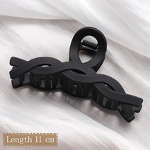 핸드프레스 가중공예 고정 철형 신제품 여성 패션 상어 클립 머리핀 헤어 액세서리 커피 블랙 아크릴 대형, 26 style-26