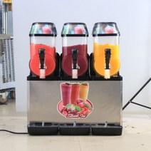 슬러시기계 슬러쉬기계 상업 슬러시 기계 3 실린더 스테인레스 스틸 36L 주스 스무디 눈 녹는 메이커, 02 220V_06 JP_01 세 항아리