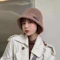 마롱패션 포인트 컬러 캐주얼 니트 벙거지 버킷햇 캡 모자 겨울