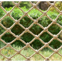 밧줄망 손으로 짠 보호망 밧줄 두께 6mm 메쉬 폭 10cm 다양한 크기 옵션