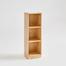 노하우 리피 LED 고무나무원목 3단 수납 침대 Q, 네추럴