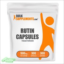 BulkSupplements 루틴 rutin 500mg 300 베지캡슐, 1개, 기본