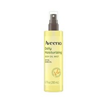 Aveeno 데일리 모이스춰라이징 드라이 바디 오일 미스트 귀리 및 호호바 오일 함유 건조하고 거칠고 민감한 피부 영양 공급 및 저자극 바디 스프레이 파라벤 실리콘 및 프탈