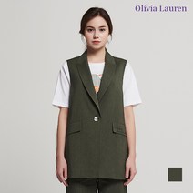 올리비아로렌 프린트 디테일 세미 베스트 VOIQCVM4261