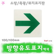 방향유도표지 백색 비상구 축광 표지판 피난구 소방