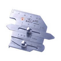 각장게이지 갭자 용접 검사 깊이 각도 측정 눈금자, 타입1) 눈금자 - 옵션이미지 참조