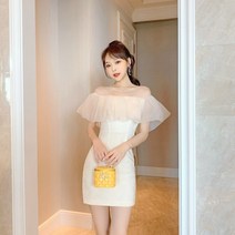 오프숄더원피스 오픈숄더 반팔 어깨트임 원피스