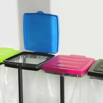 쓰레기거치대 가정용분리수거함 편리한 종량제 봉투 거치대 2P 3P, 62막 재활용 봉투_50L (흑) 50p x4개