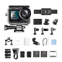 AKASO Brave 7 LE 4K30FPS 20MP WiFi 터치스크린 방수 액션캠 자전거 오토바이 블랙박스{프로페셔널 버전}, b7 le