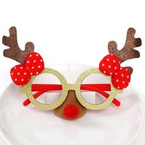 장식 크리스마스 선물 안경 프레임 작은 장식품 작은 선물, 앤틀러 안경 12