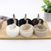 위드쏘잉 (1마) 3호 홈패션 코일 롤지퍼, 브라운