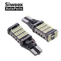 제논램프 할로겐 적외선 uv T15 W16W 921 슈퍼 브라이트 하이 파워 45 SMD 4014 LED Canbus 노 에러 자동차, 한개옵션1, 01 White