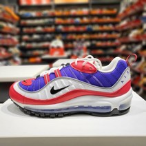 에어 맥스 98 우먼스 러닝화 레드 퍼플 AH6799 501