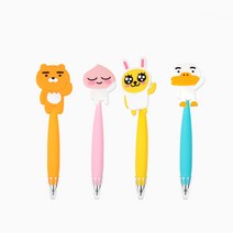 카카오프렌즈 실리콘 볼펜1개_카카오프렌즈볼펜, 라이언 1개