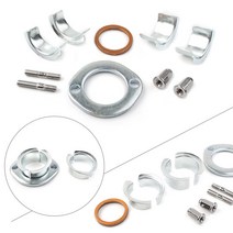 오토바이 배기 머플러 Collets 클램프 홀더 혼다 CG125 CB XL XL185 125cc, 한개옵션0