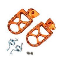 NiceCNC 발 페그 Husqvarna TE FE FC125 250 300 350 400 450 501 TC 65 85 125 FS450 2014 2015 2016 KTM, 주황색