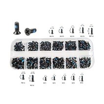 360pcs Blue Nylok Screws 키트 12 사이즈 노트북 노트북 컴퓨터 교체 Assortment M2 M2.5 M3 for Lenovo 레노버 Toshiba 도시바