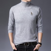 가을/겨울 남자 높은 목 니트 셔츠 얇은 터틀넥 한국 슬림 솔리드 컬러 백 셔츠 스웨터 남자 사랑