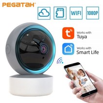 1080P IP 카메라 Tuya 무선 스마트 홈 Wifi Survalance P2P HD 보안 감시 2 웨이 오디오 모니터, camera_CHINA | EU 플러그