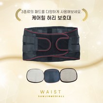 굿모닝의료기 케어힐 허리보호대 허리복대 허리디스크보호대 tlso 보조기, 그레이