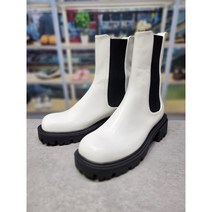 라운드토 첼시 통굽 미들부츠 5cm 21052BB335