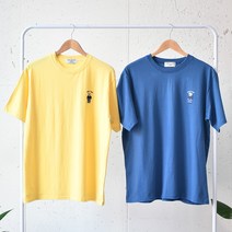 핫코드 여름 프린팅 오버핏 반팔티 2컬러