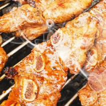 국내산 수제 LA 돼지갈비 통갈비 1kg 간장 양념 불고기 구이용 캠핑 펜션 홈파티, 양념LA돼지갈비, 1개